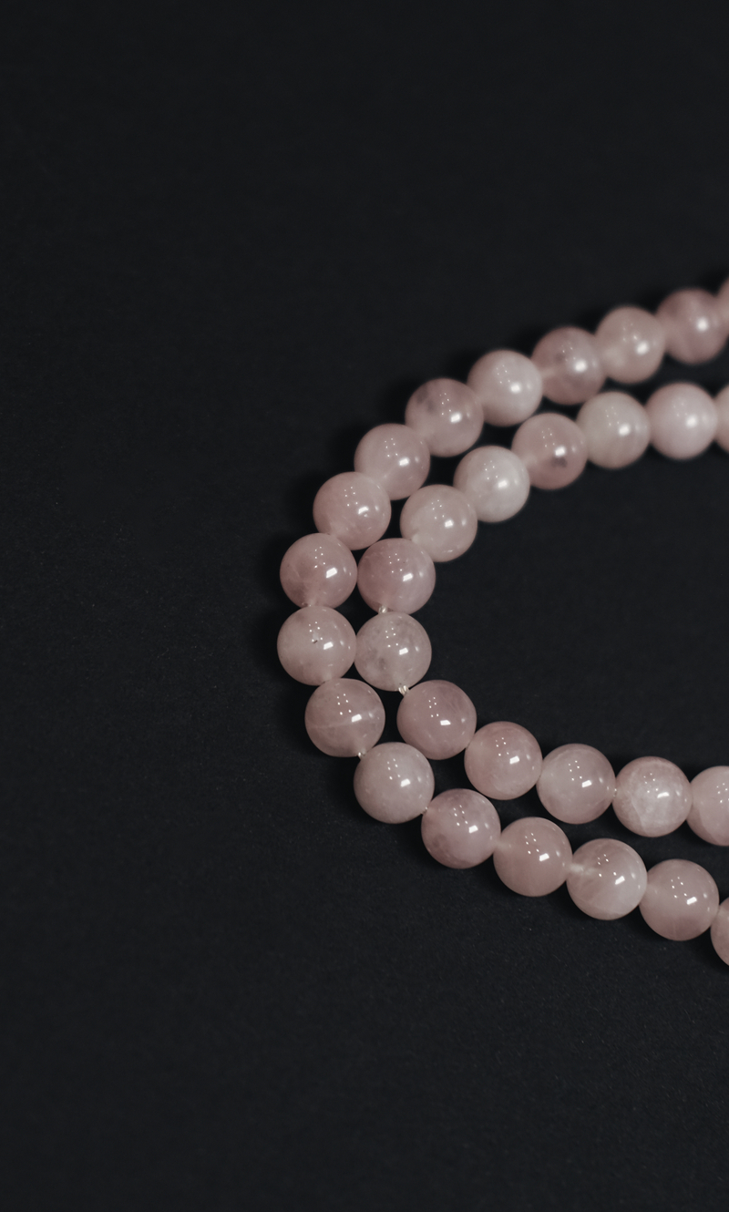Четки "Memo about Love" из розового кварца