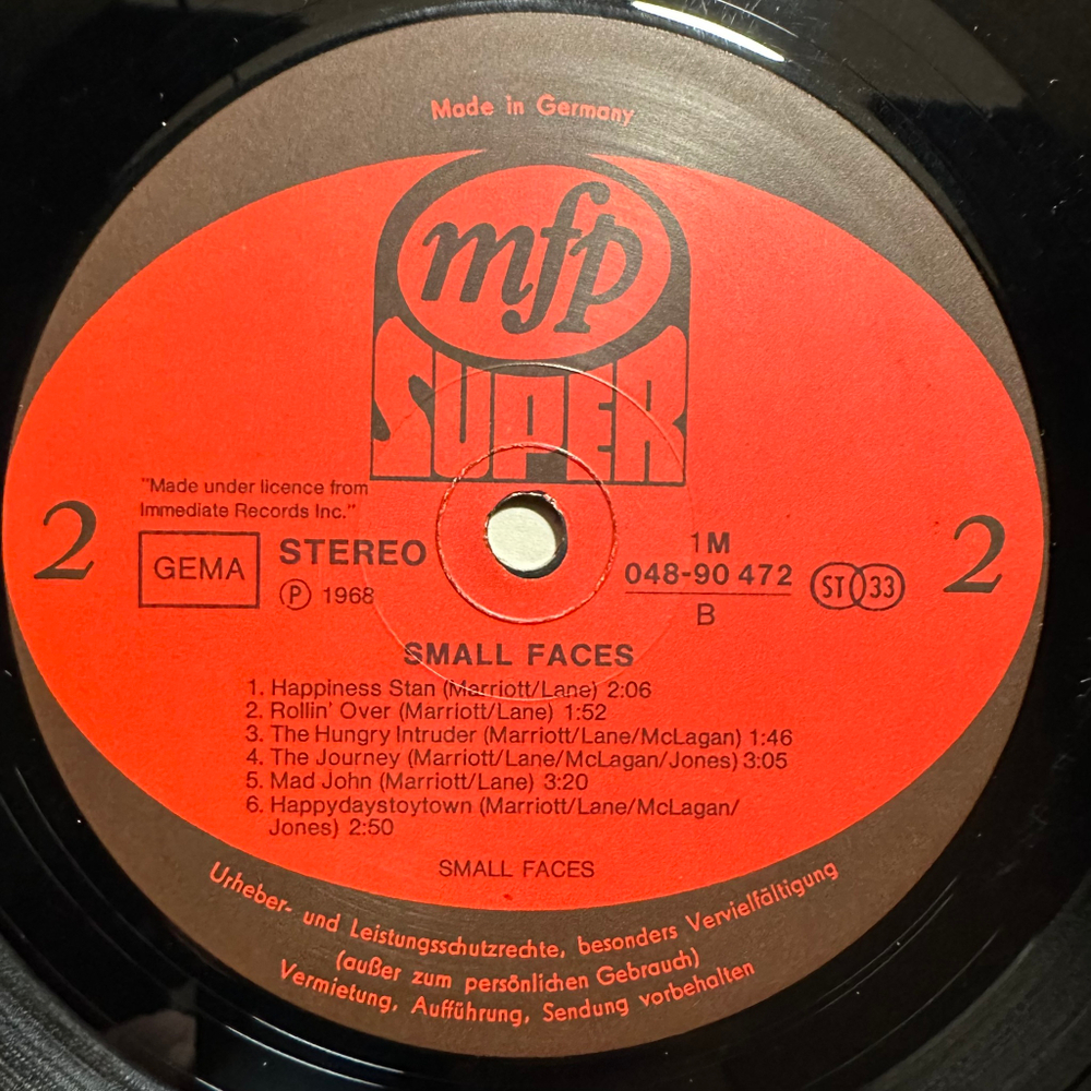Small Faces - Small Faces (Германия)