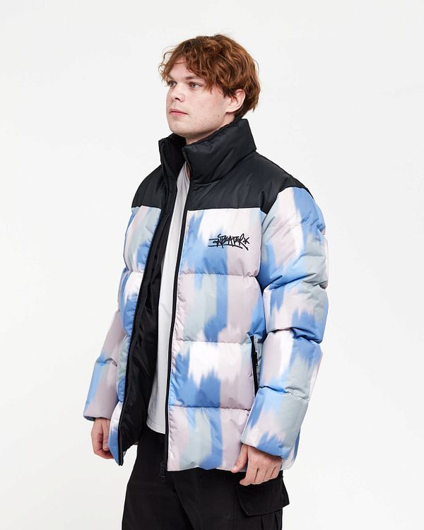 Пуховик AW24 Downjacket Print синий - фото 3
