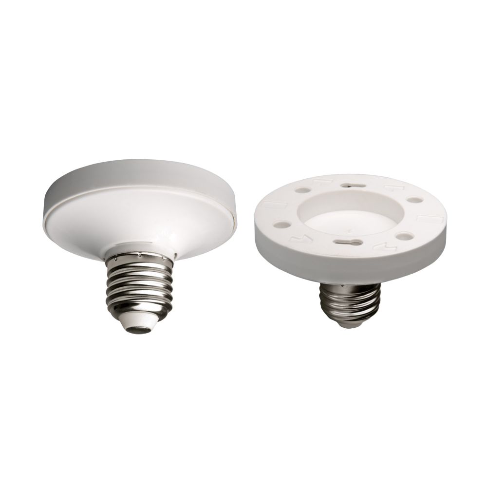 LH27-GX53 Переходник с цоколя Е27 на GX53. Материал корпуса PBT