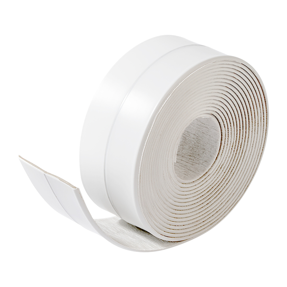 Лента бордюрная самоклеящаяся Аккурат 38мм*3,35м БЕЛАЯ