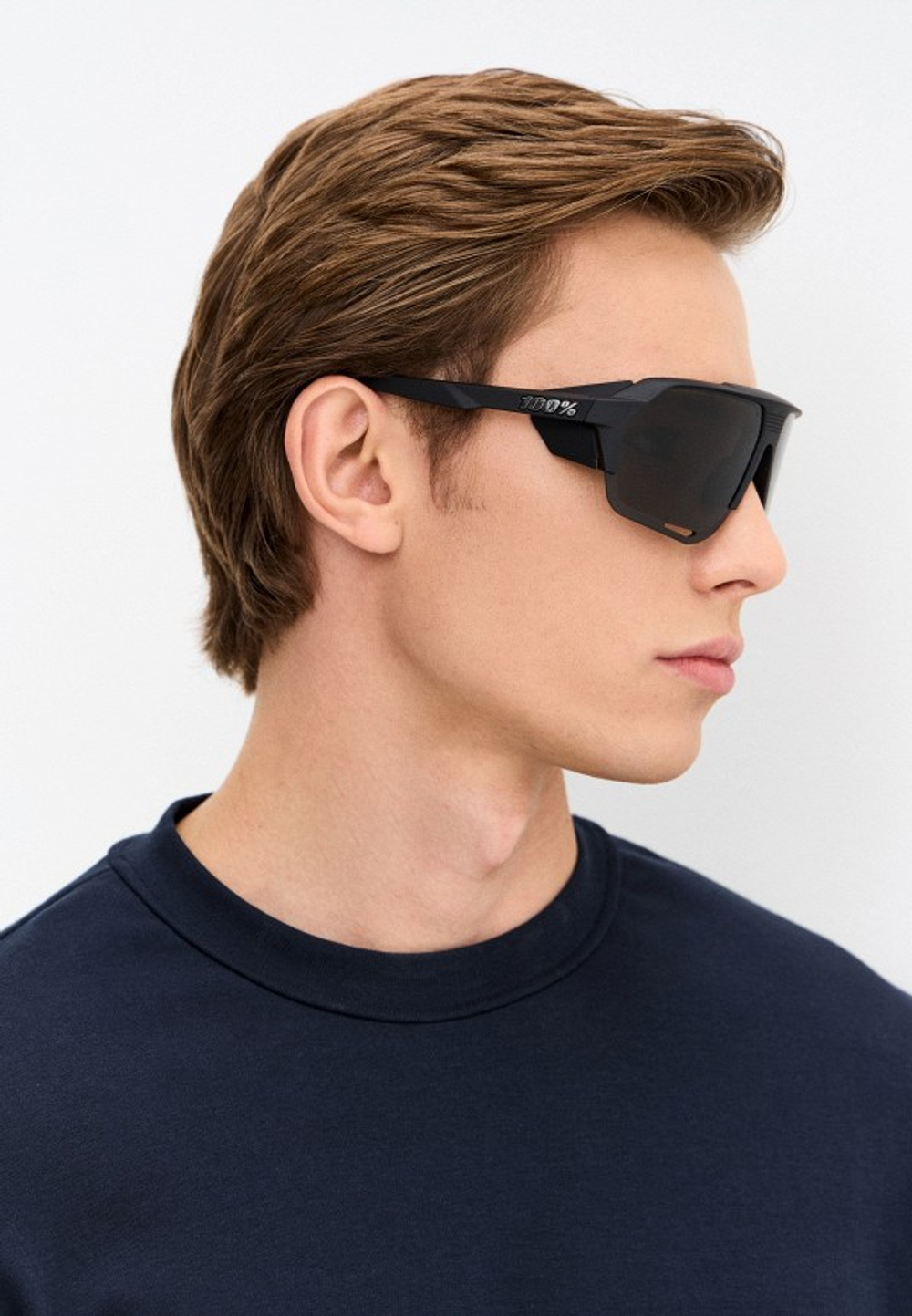 Спортивные очки с диоптриями 100% Norvik / Matte Black / Grey PEAKPOLAR Lens OS