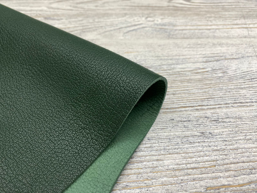 Madras Green Fern (1,5-1,7 мм), цв. Зеленый, натуральная кожа козы