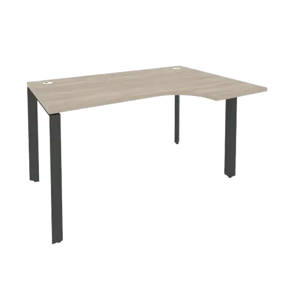 Onix Стол эргономичный правый на П-образном м/к O.MP-SA-2 (R) 1380*980*750 (720/460)