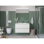 Тумба с раковиной BelBagno 100 UNO-1000-2C-SO-BO+BB-8099-100 Bianco Opaco
