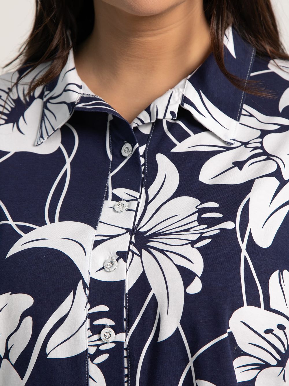 Блуза Флорал (синяя) Б15655-20М LT Collection