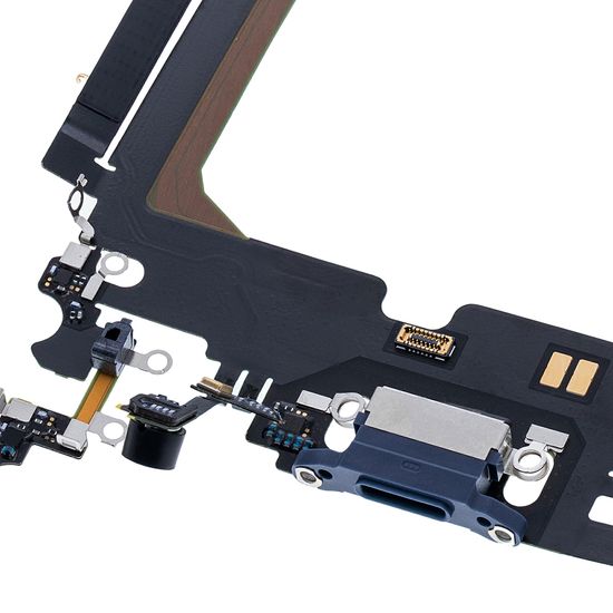 Нижний шлейф (разъем зарядки и синхронизации, микрофоны) iPhone 13 Pro Max (Sierra Blue) ORIG100