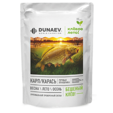 Прикормка "DUNAEV-READY" 0.9кг Карп-Карась