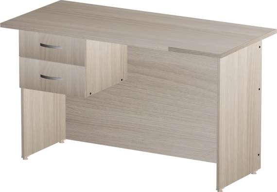 Стол письменный 2 ящика Стандарт Про ясень шимо светлый