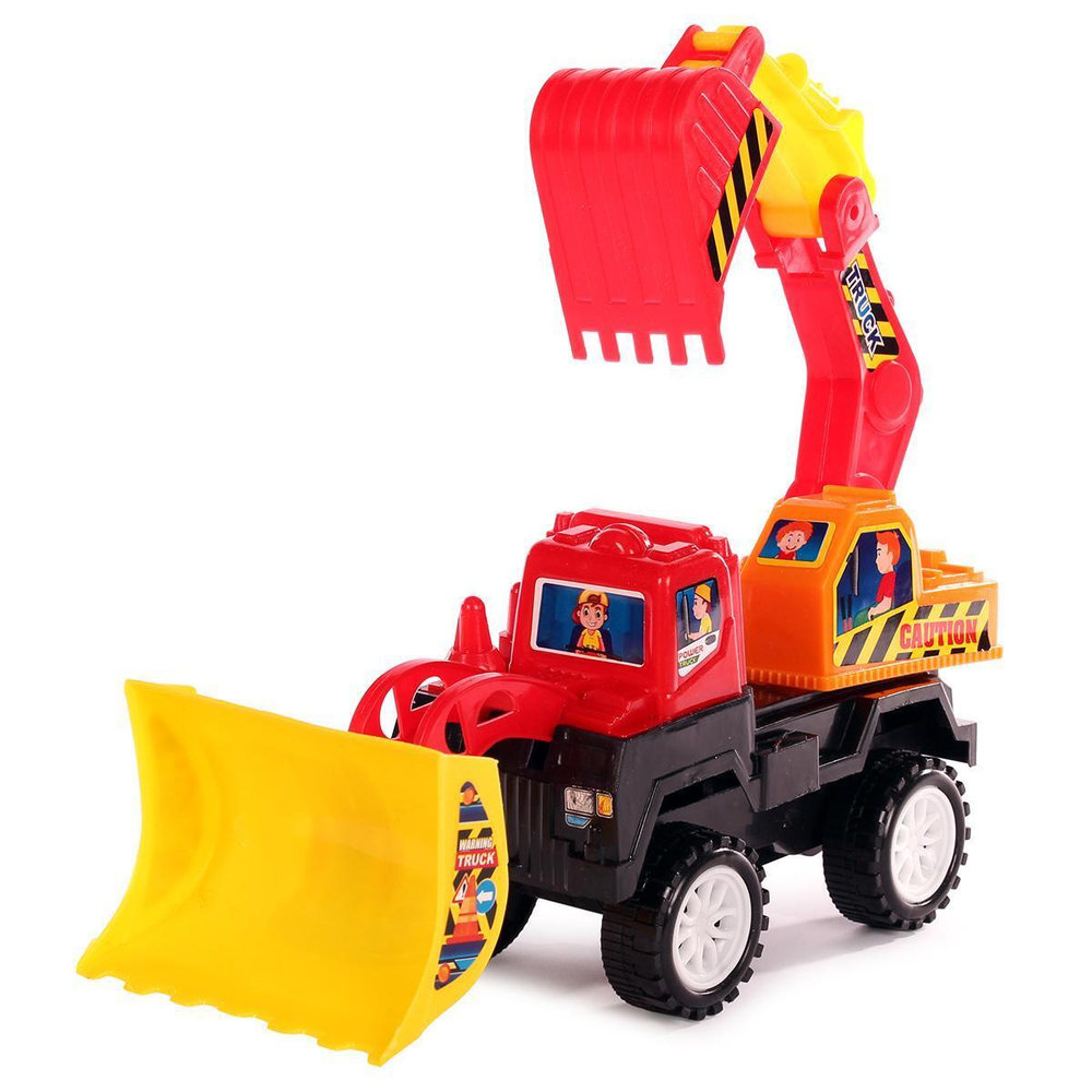 Экскаватор игрушечный 23см, ТС-02-039