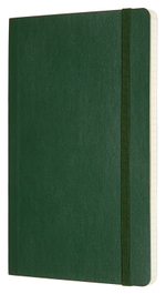 Блокнот Moleskine Classic Soft (QP617K15) Large 130х210мм 192стр. клетка мягкая обложка зеленый