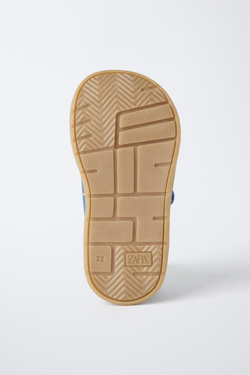 ZARA КРОССОВКИ BAREFOOT, СИНИЙ
