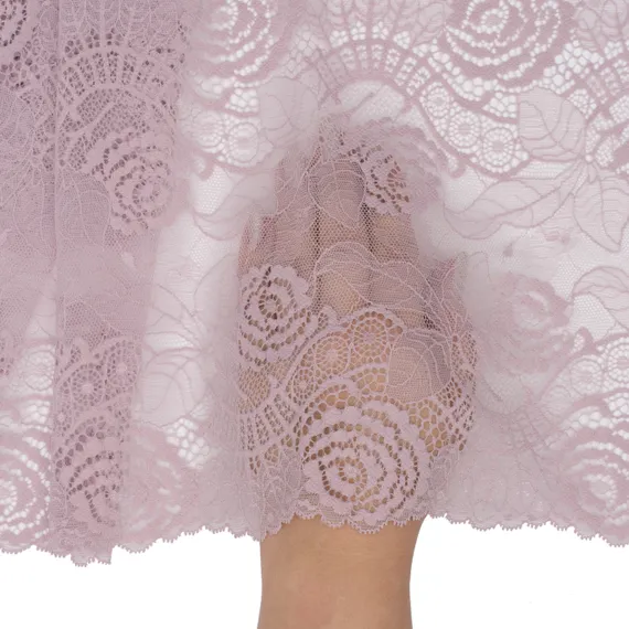 Кружево эластичное лаванда светлая 23 см, Китай