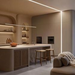 Профиль LINIA25-F-2000 ANOD (Arlight, Алюминий) 053805