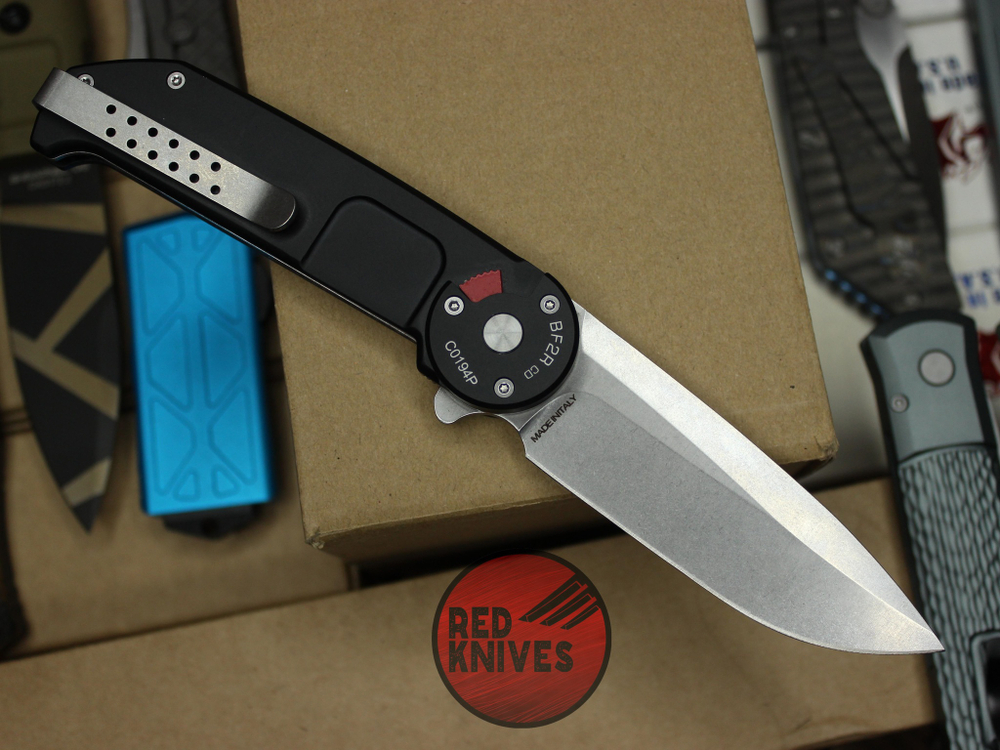 Нож Extrema Ratio BF2 CD Stonewash Black - клинок стоунвош