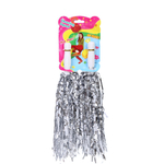 Помпоны болельщика (набор 2 шт), серебро