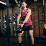 Гиря обрезиненная с хромированной ручкой PROFI-FIT 16 кг