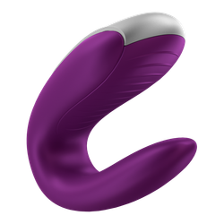 Вибратор для пар Satisfyer Double Fun (фиолетовый)