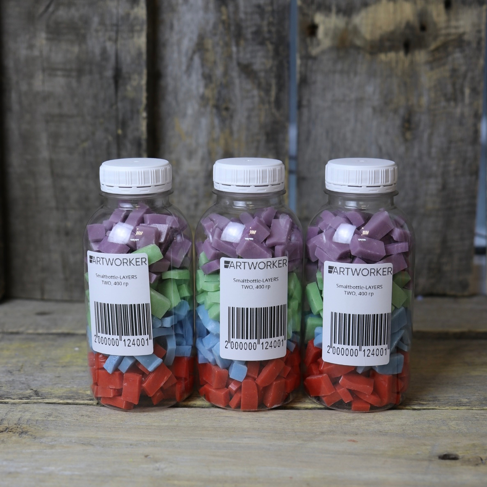 Смальта колотая разного цвета