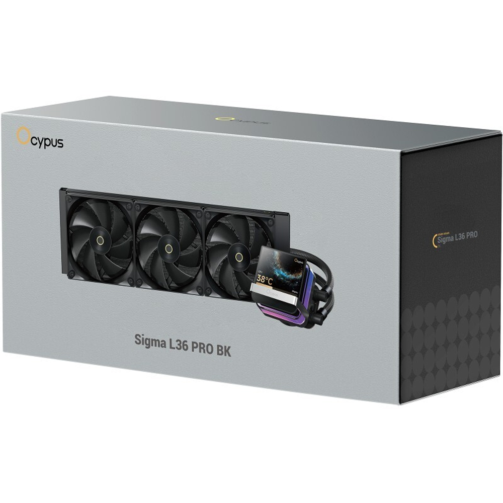 Система водяного охлаждения Ocypus Sigma L36 PRO BK, 360mm, LCD Pump