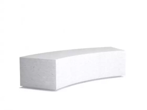 Скамейка бетонная «Бокс» радиусная