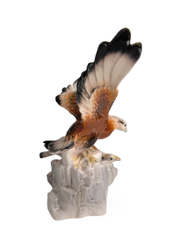 Фарфоровая статуэтка "Орлы на скале" Cluj Napoca Cervit