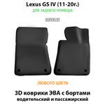 передние eva коврики в салон авто для lexus gs iv 11-20 от supervip