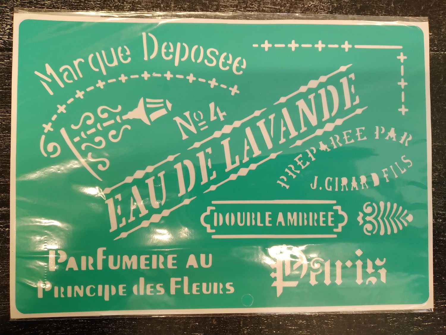 трафарет на клеевой основе арт.607 14*20