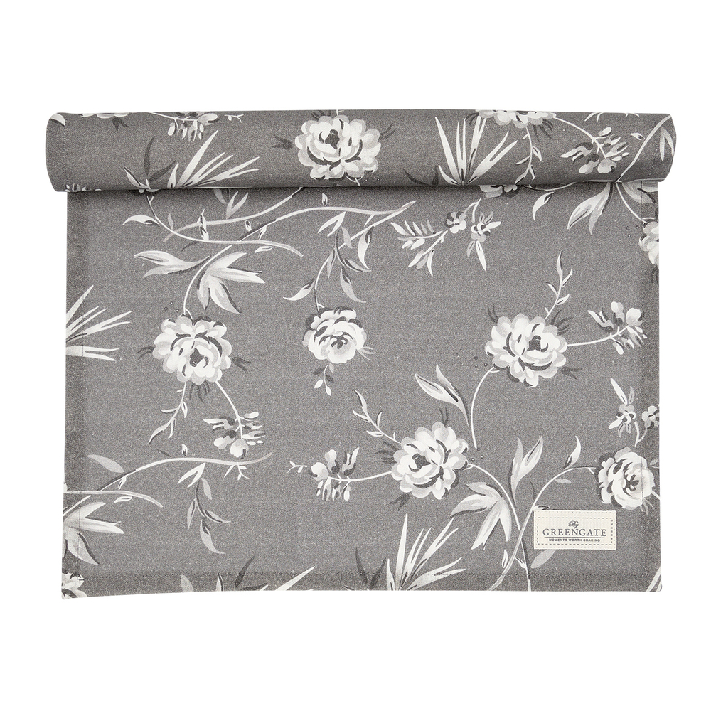 Столовая дорожка Aslaug dark grey, 45*140 см