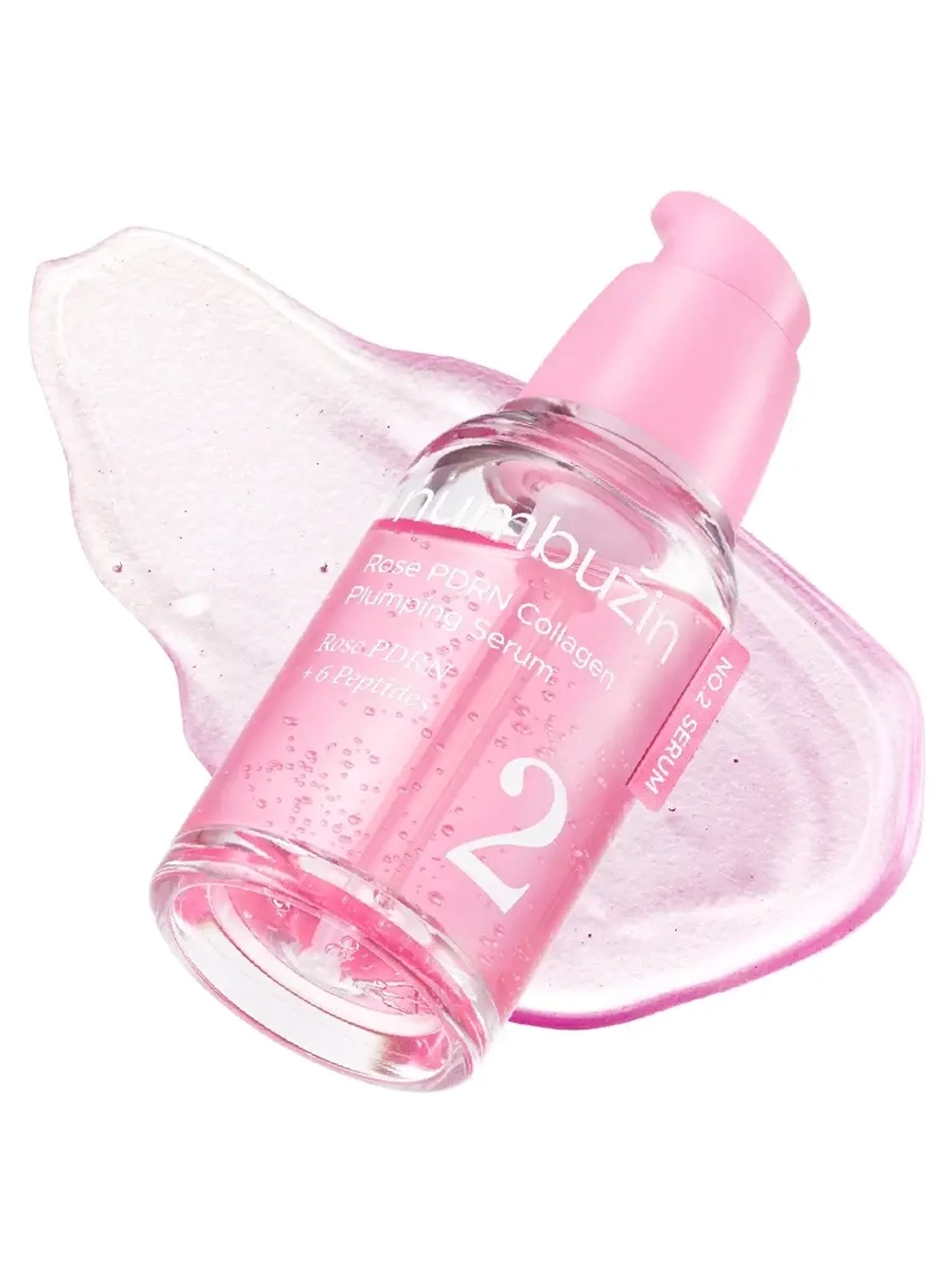 Numbuzin Увлажняющая сыворотка с ПДРН и пептидами для сияния кожи No.2 Rose PDRN Collagen Plumping Serum 30 мл