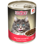 Зоогурман корм консервированный для кошек big cat