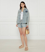 Джинсовые шорты GUESS - голубой(W5GD74 D5LQ2)