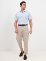 Сорочка GREG Regular fit 210/201/4290/Z "Однотон с отделкой. Non Iron"