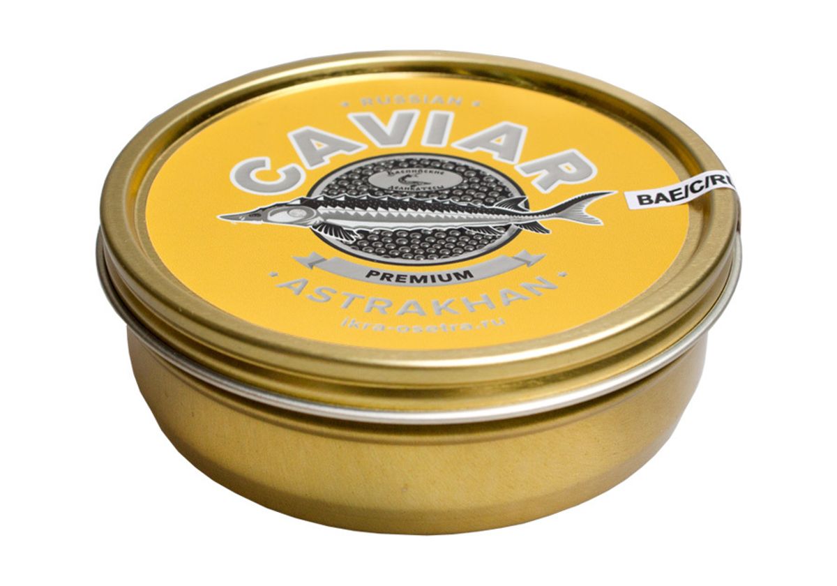 Икра черная осетровая премиум Caspica, 200г