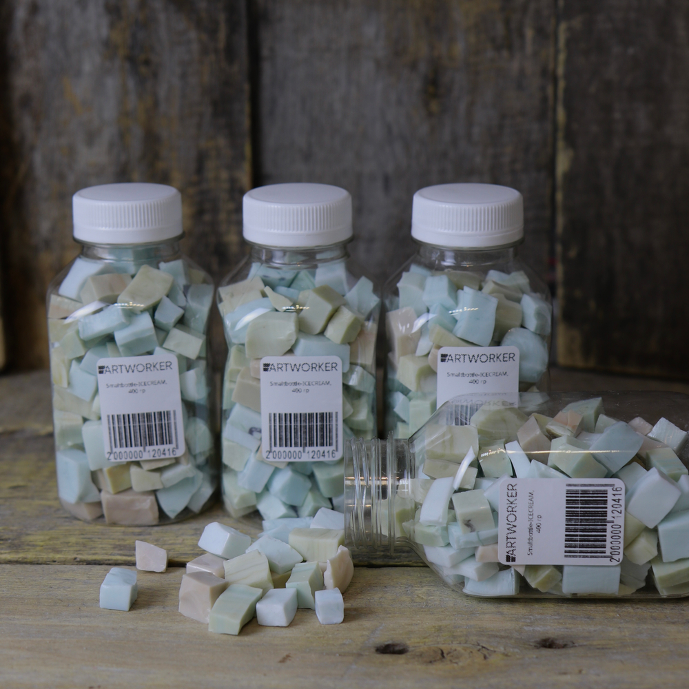 Смальта для мозаики колотая на модуль купить. Большой выбор цветов и оттенков.