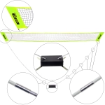 Сетка складная для игры в бадминтон, 270*150 см, зелёный