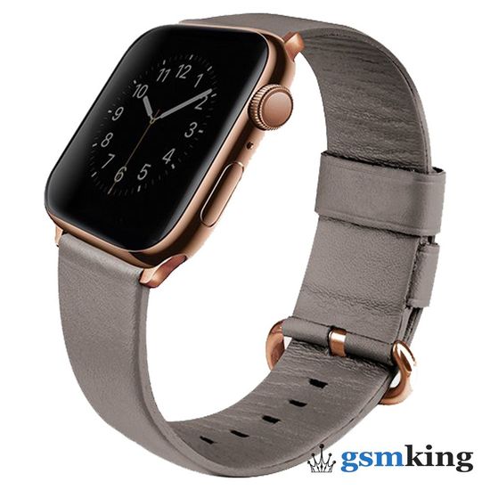 Uniq MONDAIN Leather Strap for Apple Watch 42|44|45mm Beige