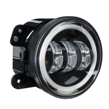 Светодиодная универсальная противотуманная фара с ходовым огнем по кругу WLB 10×3 V4 на 9,5см