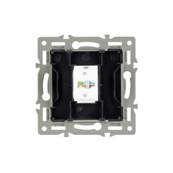 Механизм компьютерной розетки SCT-MPC1-PL-GR (RJ-45, CAT6) (Arlight, -) 045335