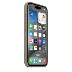 Силиконовый чехол для iPhone 15 Pro с MagSafe - Глина