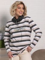 Блуза Сверкающая стрекоза (бежево-серая) Б15284-18М LT Collection