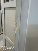 Дверь пластиковая входная Б/У 2030(в) x 870(ш)