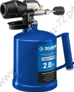 ЗУБР САМОТЛОР СМ-20, 2 л, чугунный эжектор, Паяльная лампа, Профессионал (40650-2.0)