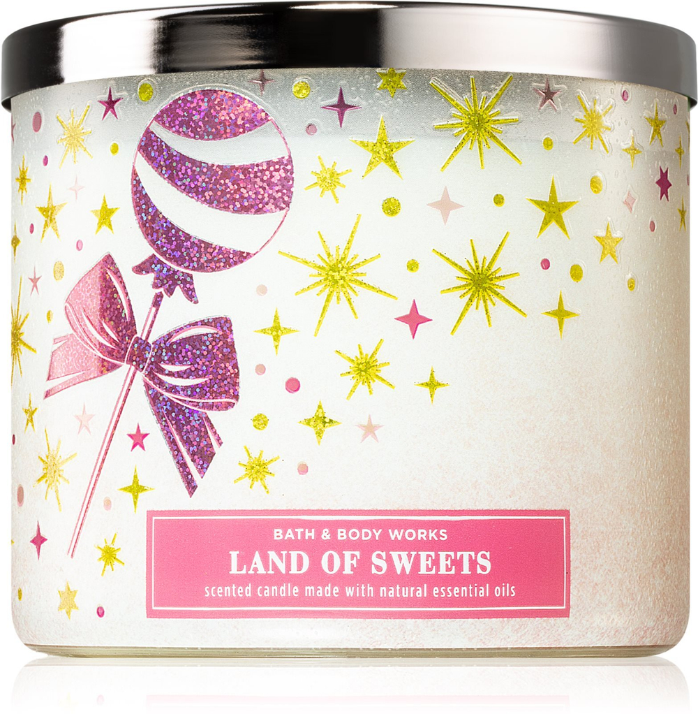 Bath & Body Works Land Of Sweets - ароматическая свеча /   411  g  / GTIN 667557461991