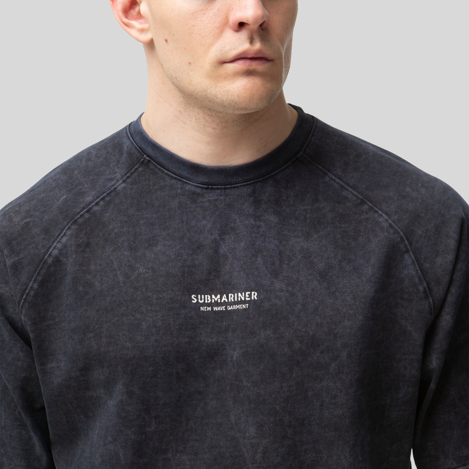 TSHRT_RST New Wave logo Navy