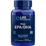 Mega EPA/DHA 120 мягких капсул Life Extension