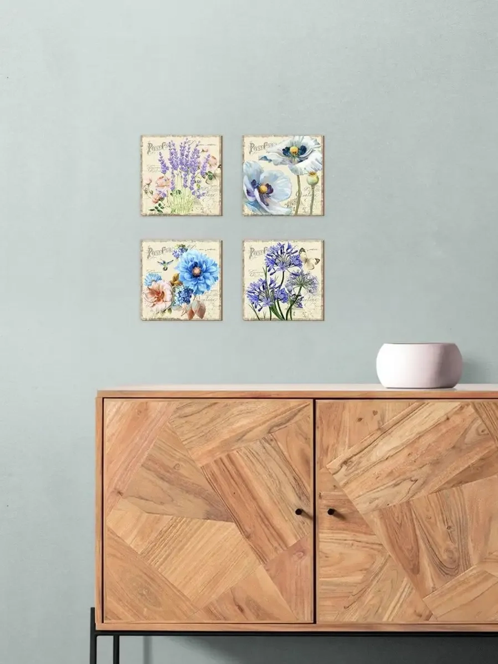 Панно на стену для интерьера декоративные 4 шт