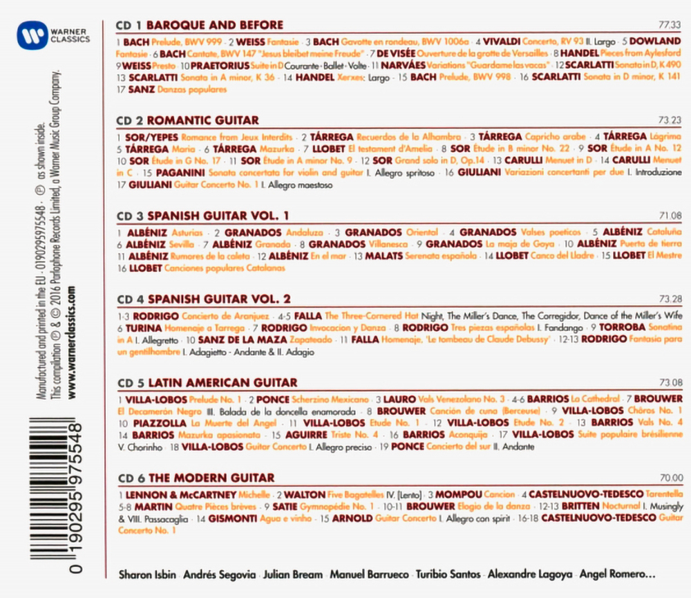 Сборник / 100 Best Guitar Classics (6CD)