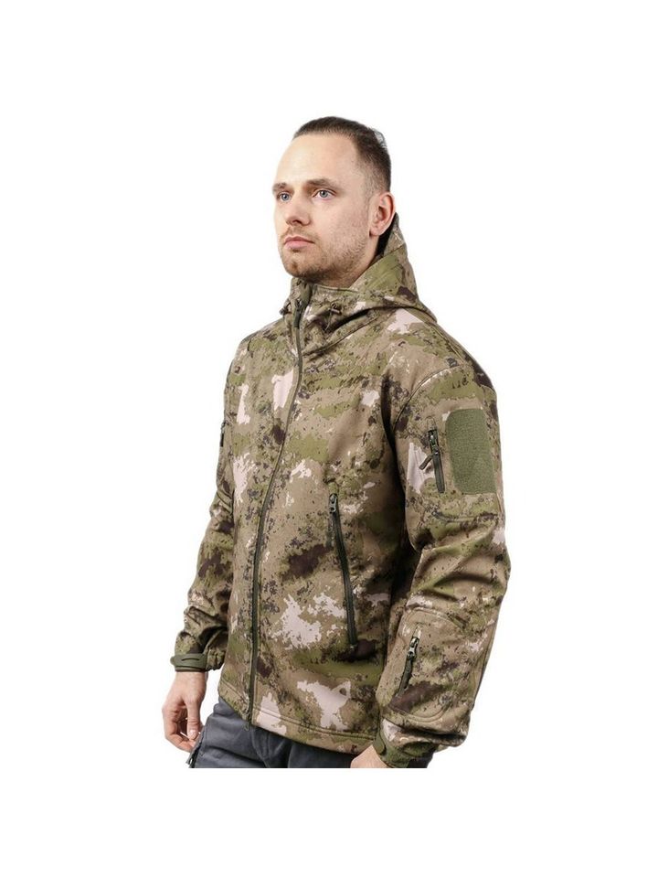 Куртка Shark Skin Soft Shell на флисе (Мох)