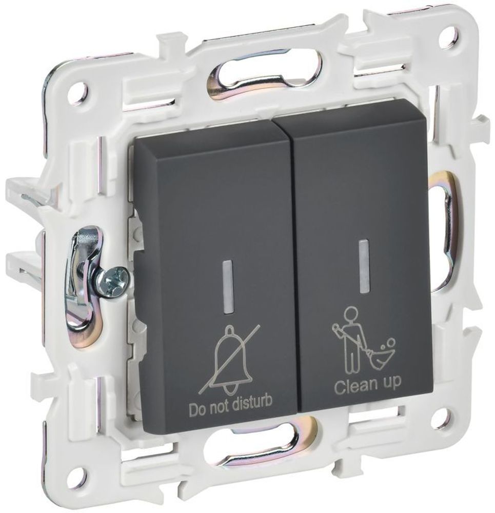 Выключатель 2-кл. SKANDY 10А SK-V16G для отелей с индикацией графит IEK SK-V20-2-10-K53 Выключатель 2-кл. SKANDY 10А SK-V16G для отелей с индикацией графит IEK SK-V20-2-10-K53